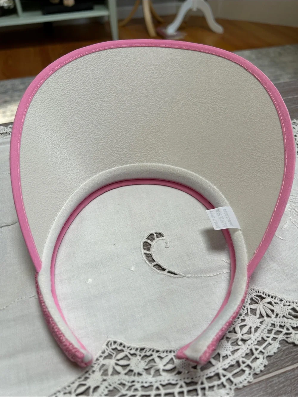 Women’s Adjustable Sun Visor Set - Pink and Black